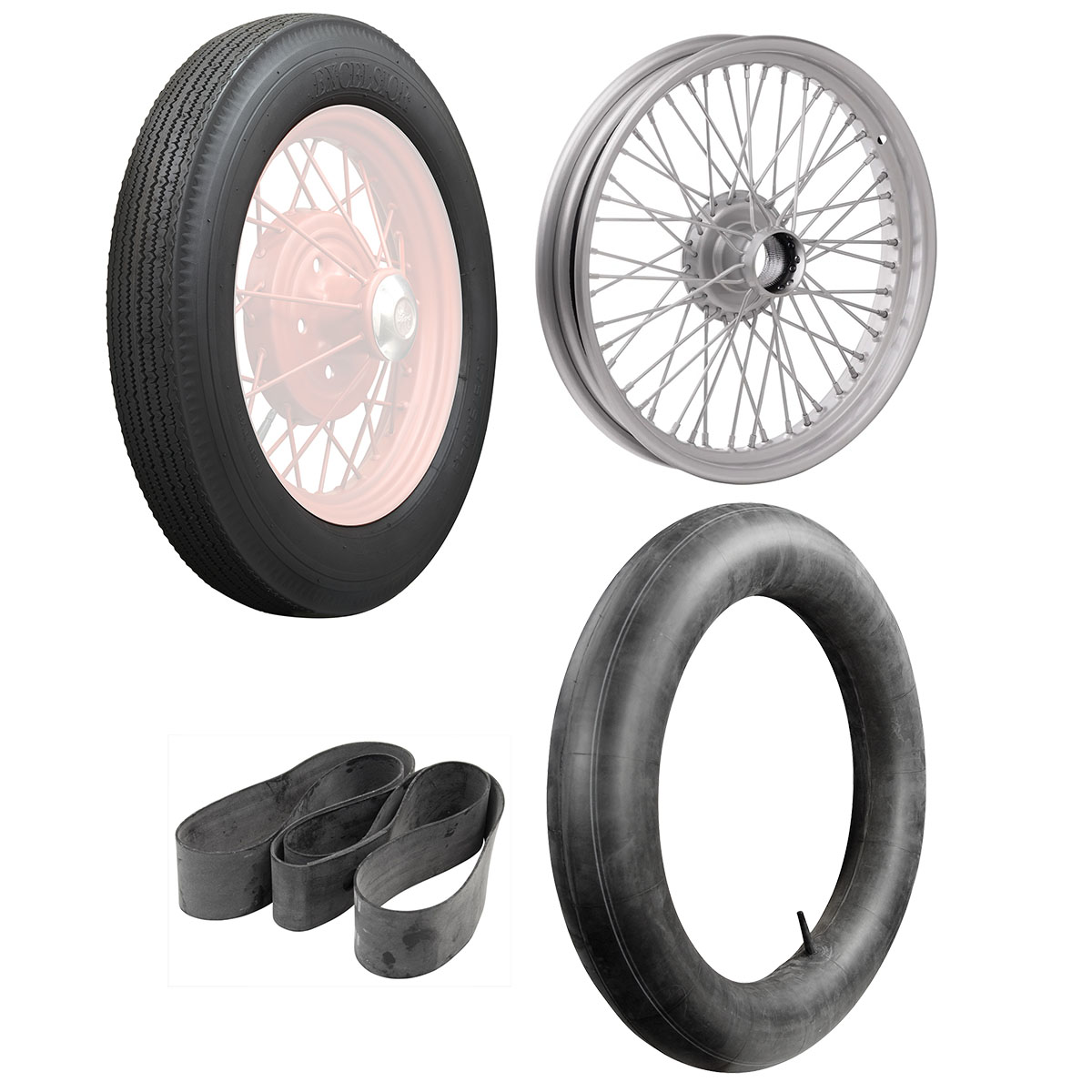 450-19 Excelsior MWS Wire 19x2.5 PAINTED Single Package