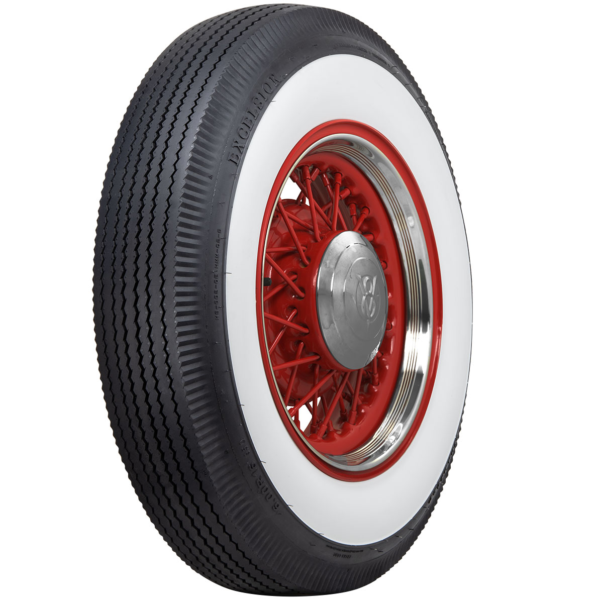 Excelsior Roadster Radial Wide Whitewall 700R16 Tire
