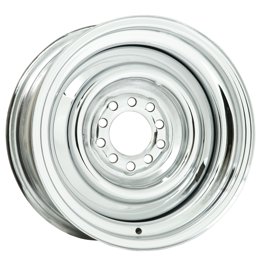 15x10 Smoothie Chrome 5x5/5x5.5" bolt 4.5" backspace