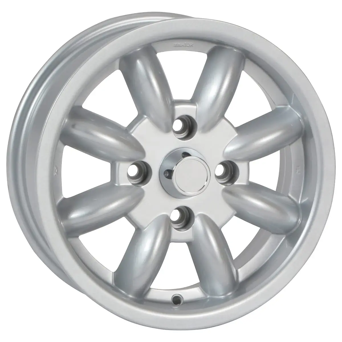 15x5.5 Minator Minilite Style | Silver 4x4.5 +15MM