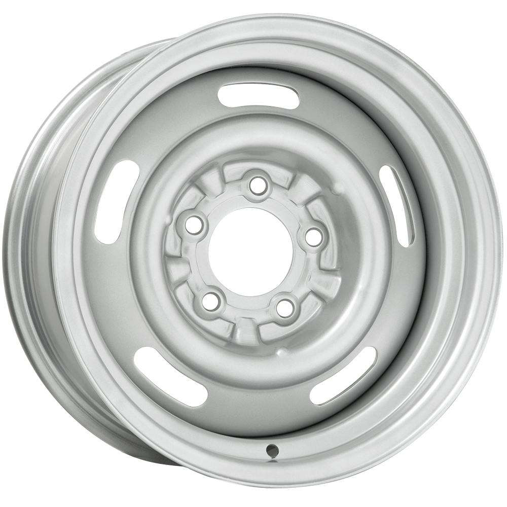 14x7 Camaro Rallye Silver Powder coat Wheel