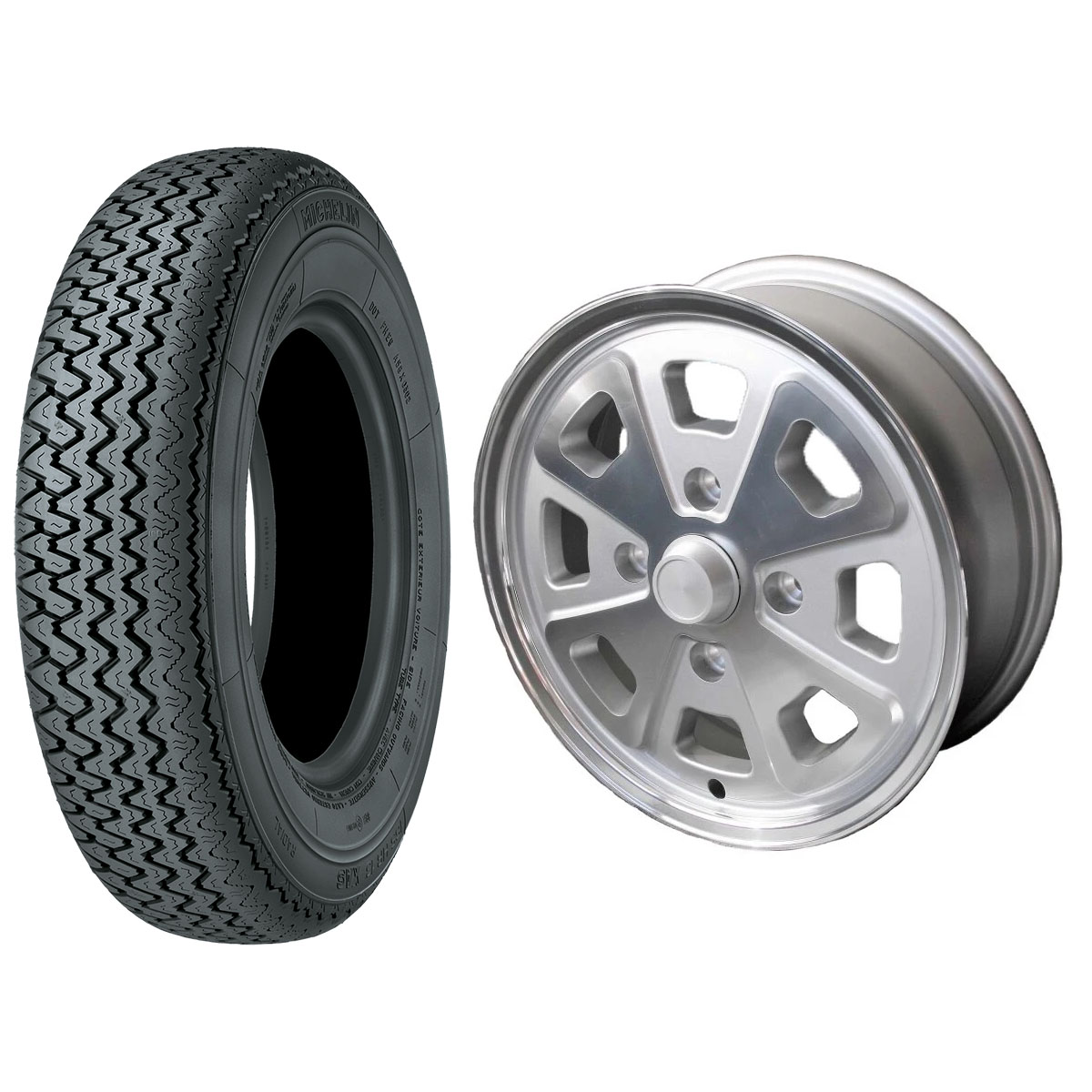 165R15 Michelin XAS 15x5.5 914 Diamond Cut Single Package