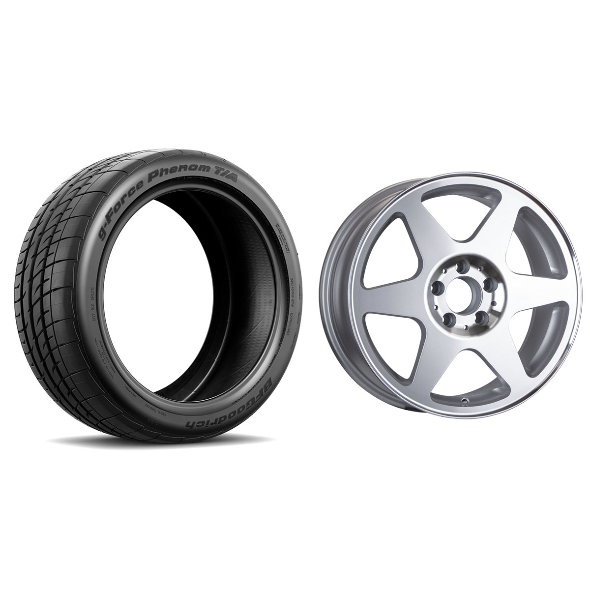 205/50R17 BFG Phenom 17x8.25 Evo Single Package