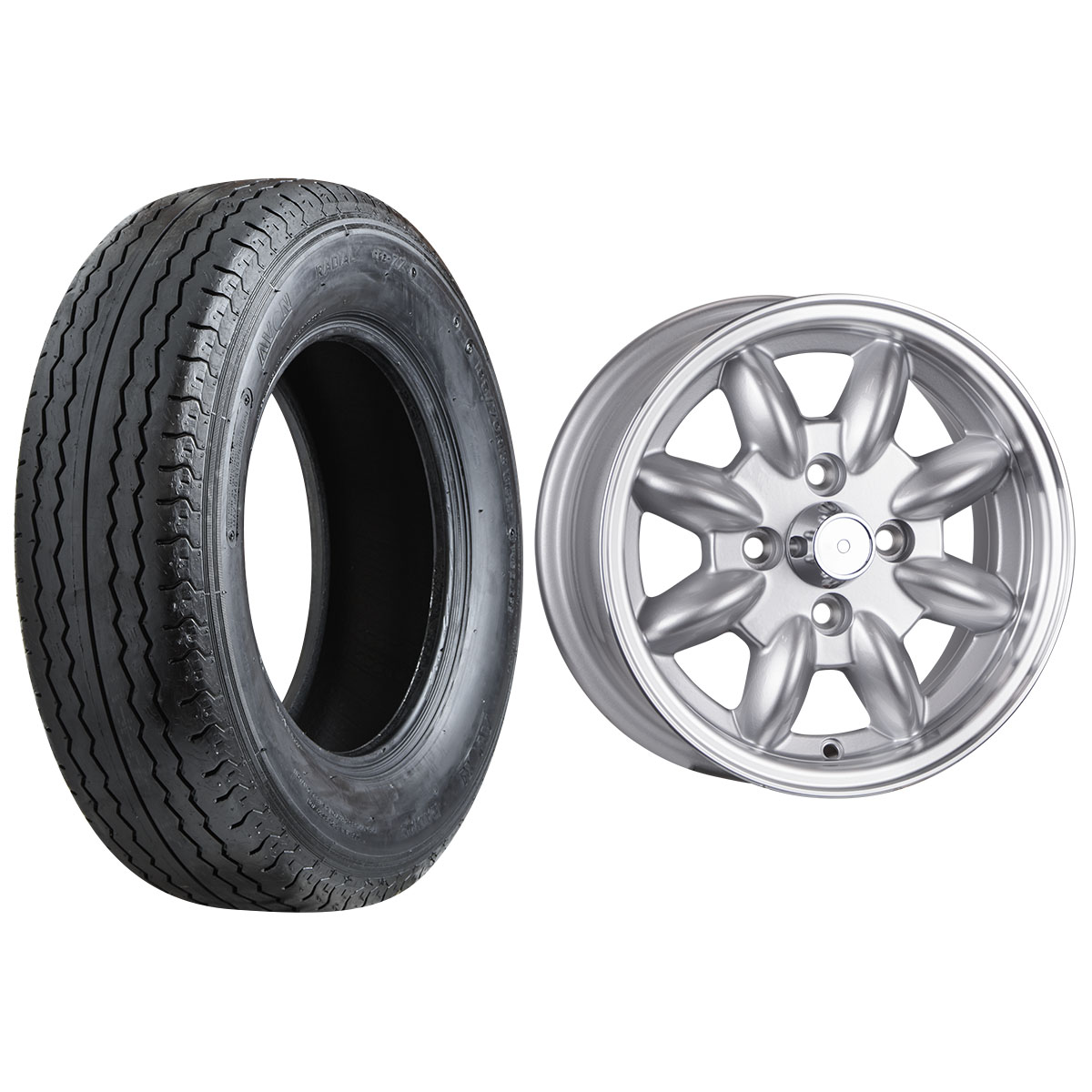 175/70R13 Avon CR6ZZ 13X5.5 Minilite Style Single Package