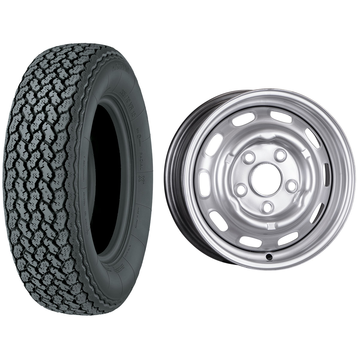 185/70R15 Michelin XWX 15X5.5 911 Single Package