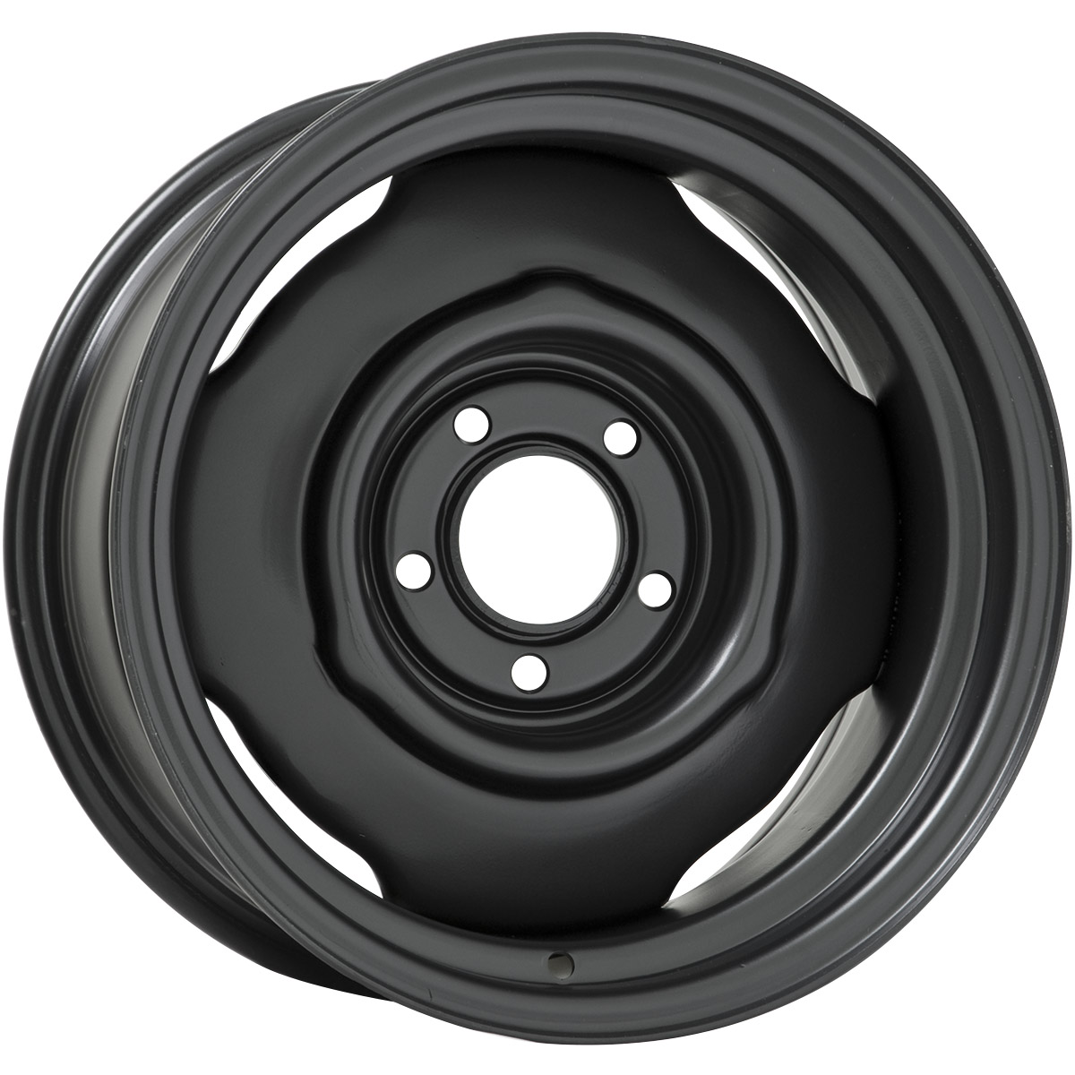 15x6 OE Chrysler Black 5X4" bolt 3.75" backspace