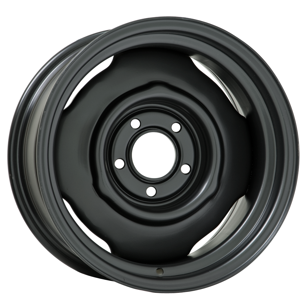 15x8 OE Chrysler Black | 5x4.5" bolt | 4.125" backspace