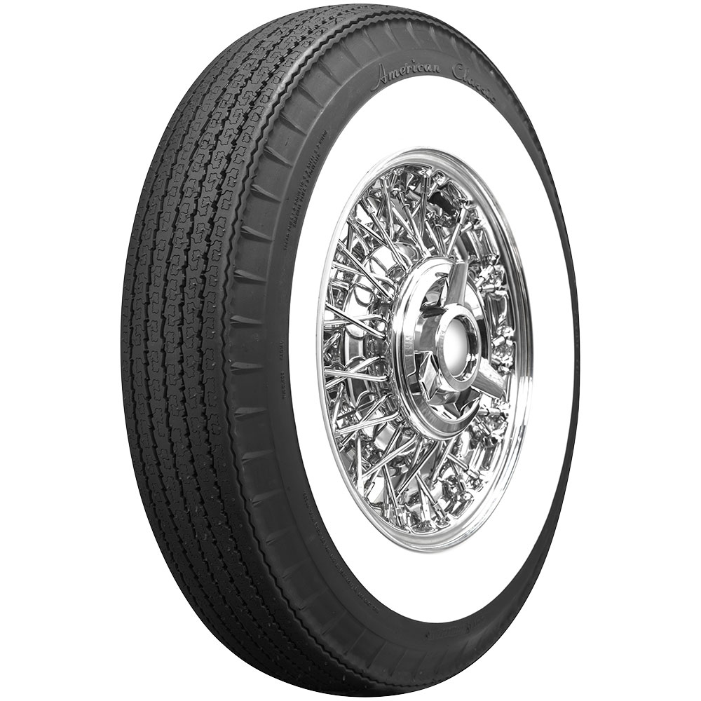 American Classic Radial 2.75 Inch Whitewall 710R15 Tire