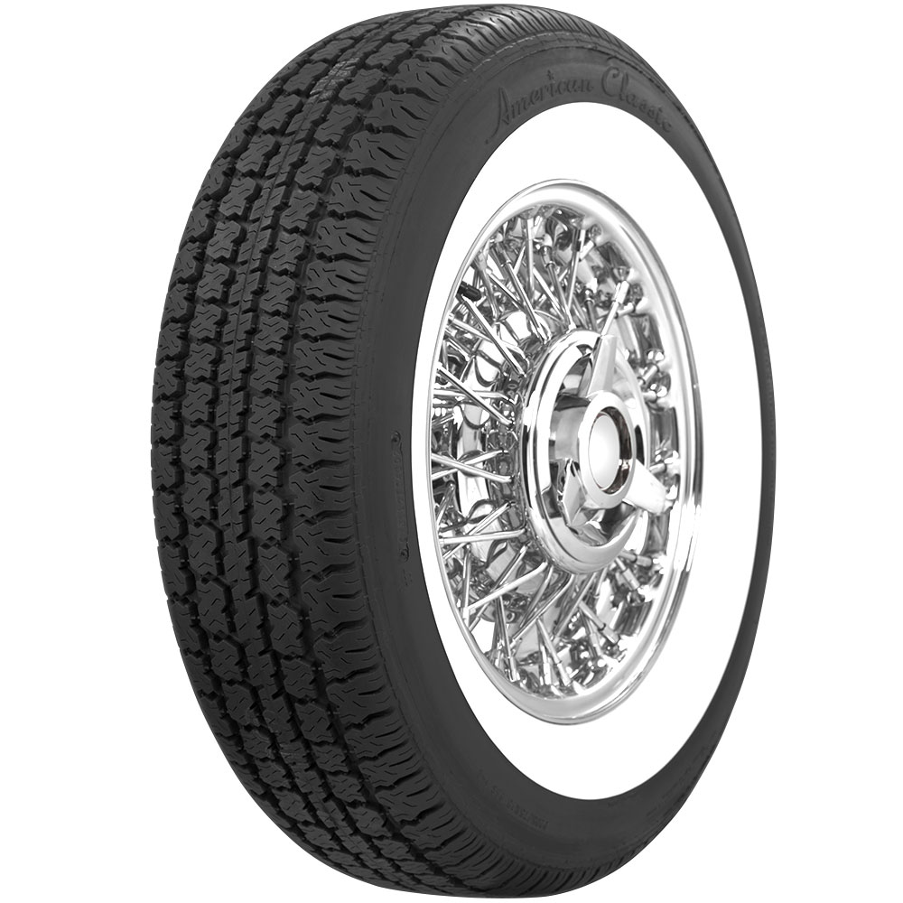 American Classic Radial | 2 1/2 Inch Whitewall | 205/75R15