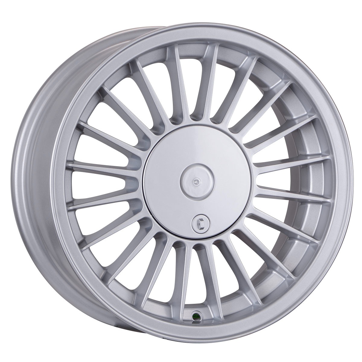 16x8 SPOKE SLVR/BLK 5x120 +24mm