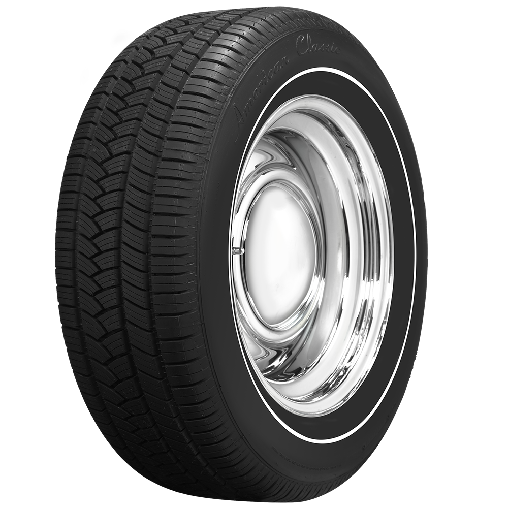 American Classic Radial |.375 Inch Whitewall Tire 235/60R16 Tire