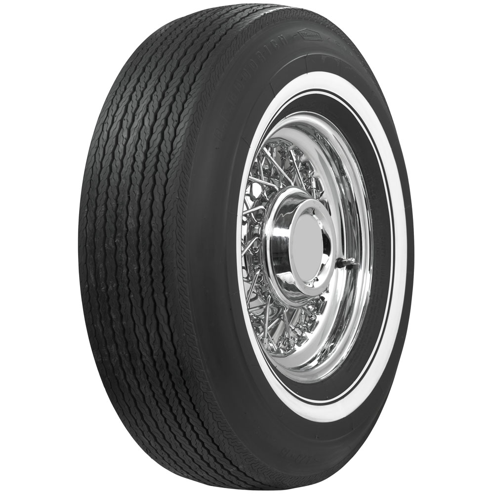 BFGoodrich Dual Stripe Cadillac Whitewall L78-15 Tire