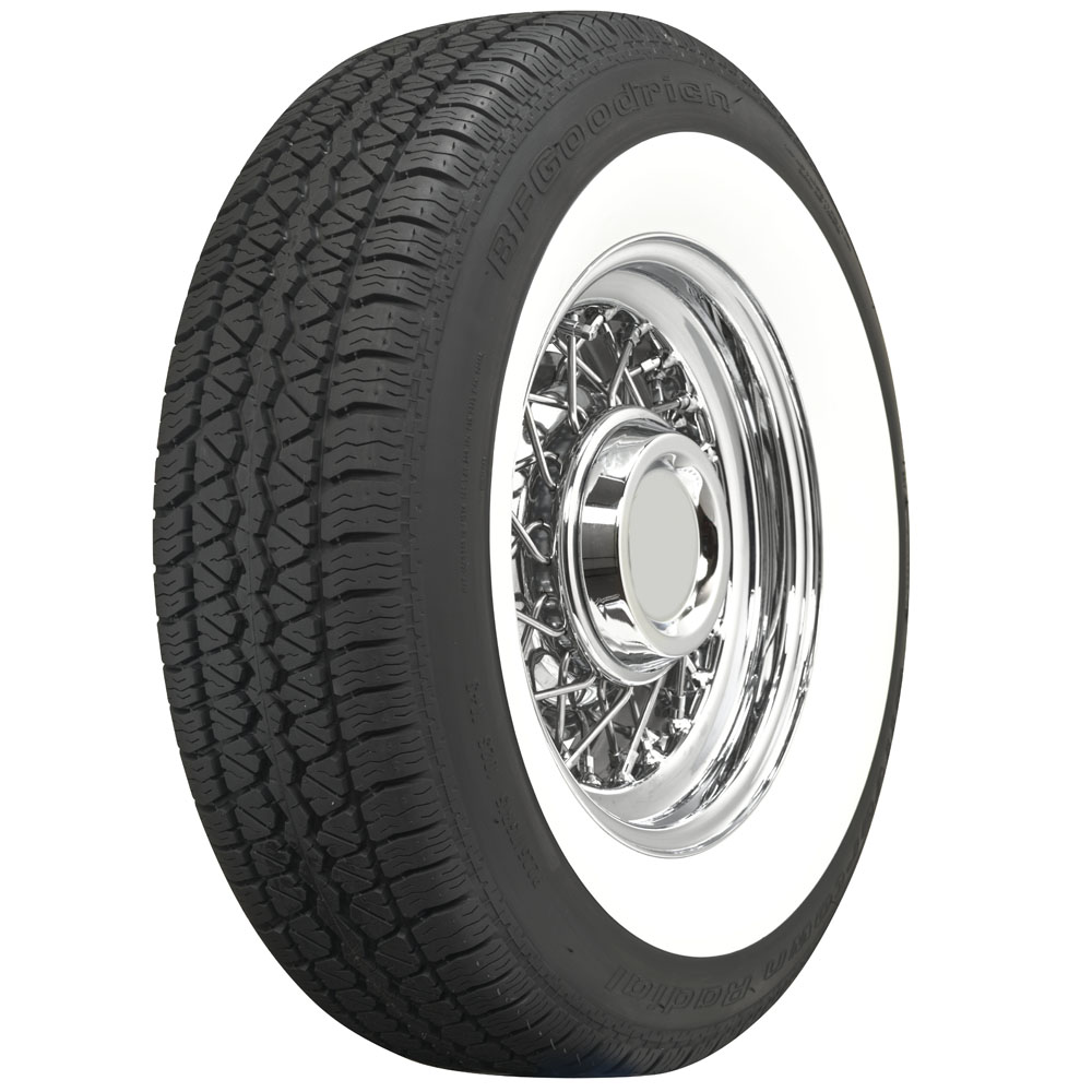 BFGoodrich Silvertown Radial 2.375 Inch Whitewall 205/75R15 Tire
