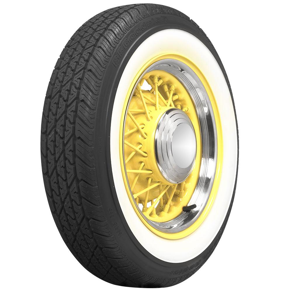 BFGoodrich Silvertown Radial 1.875 Inch Whitewall 145R15 Tire