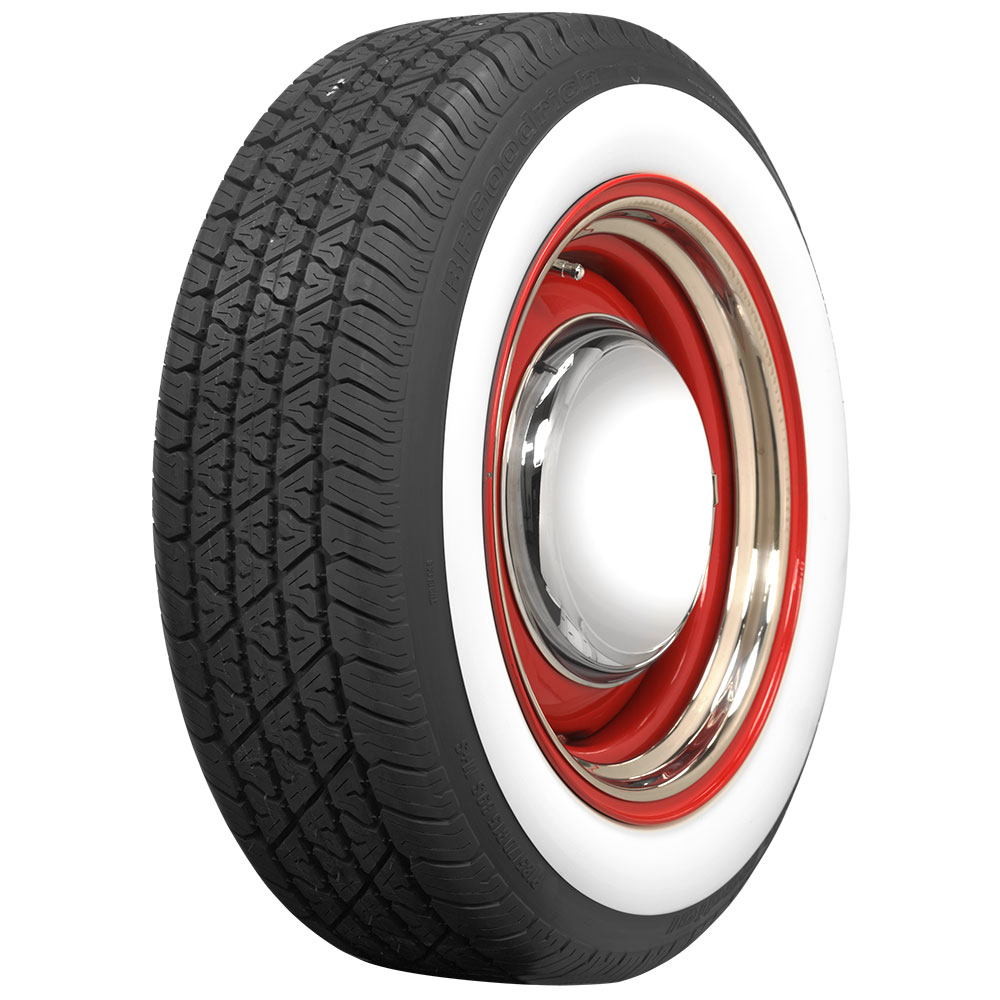 BFGoodrich Silvertown Radial 2.25 Inch Whitewall 185/70R15 Tire