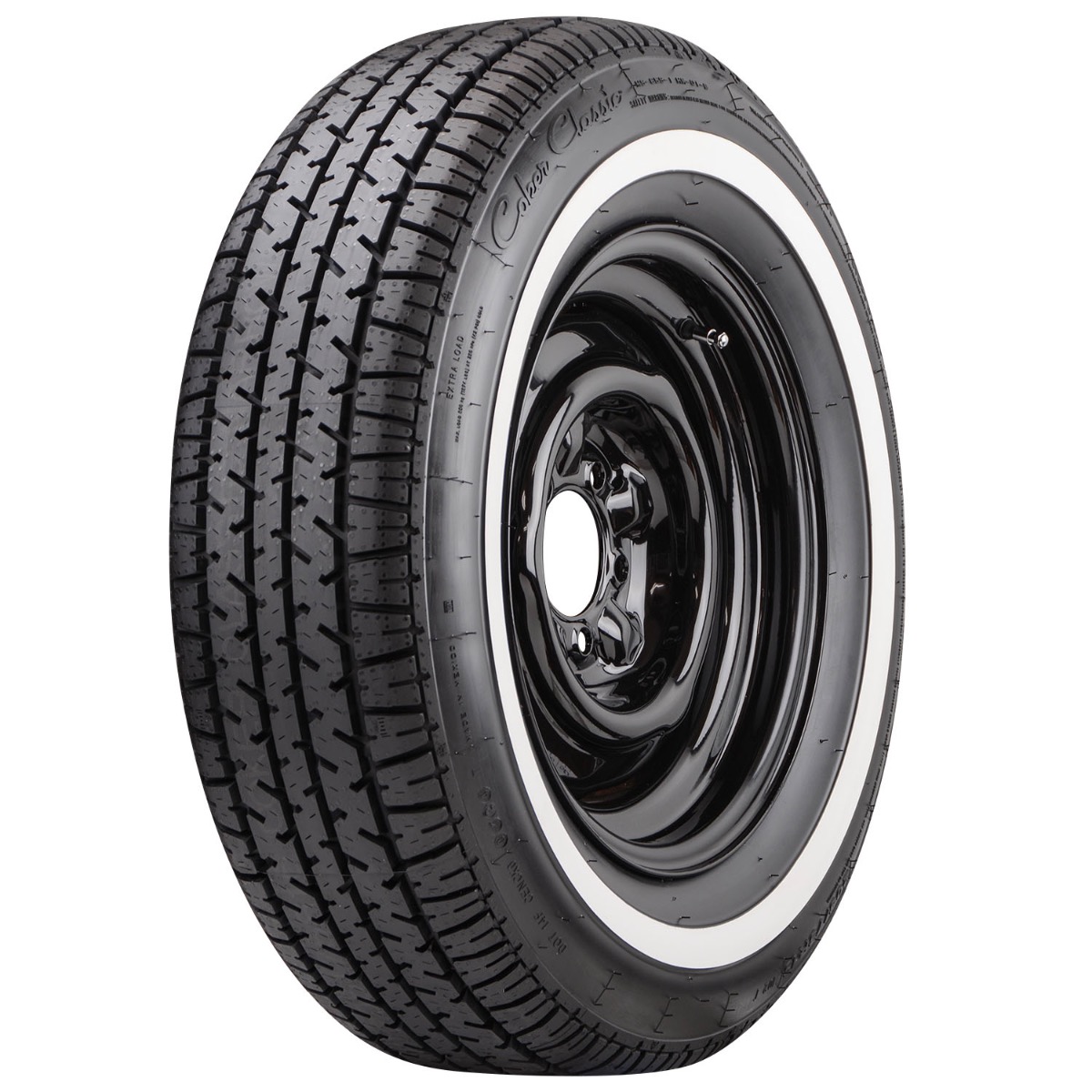 Coker Classic Star Series 1.00 Inch Whitewall 215/75R14 Tire