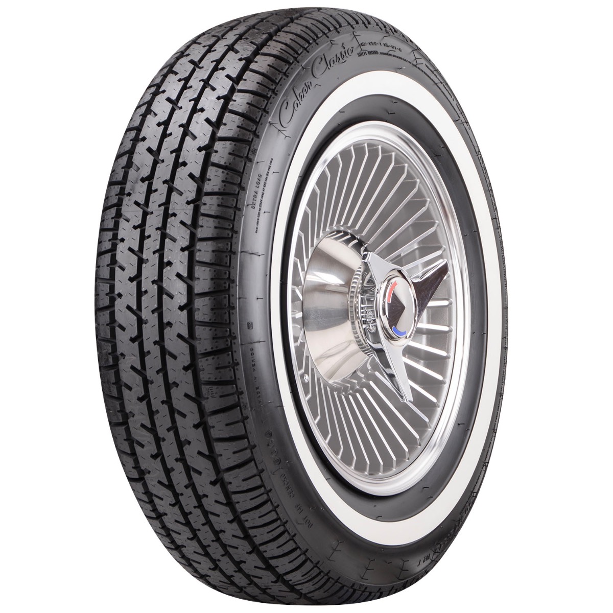 Coker Classic Star Series 1.00 Inch Whitewall 205/75R15 Tire