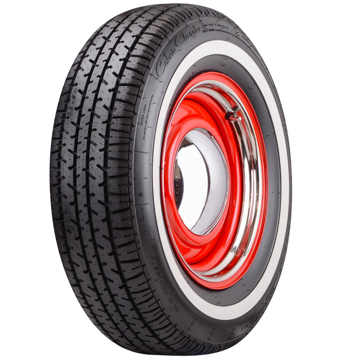 Coker Classic Star Series 1.00 Inch Whitewall 235/75R14 Tire