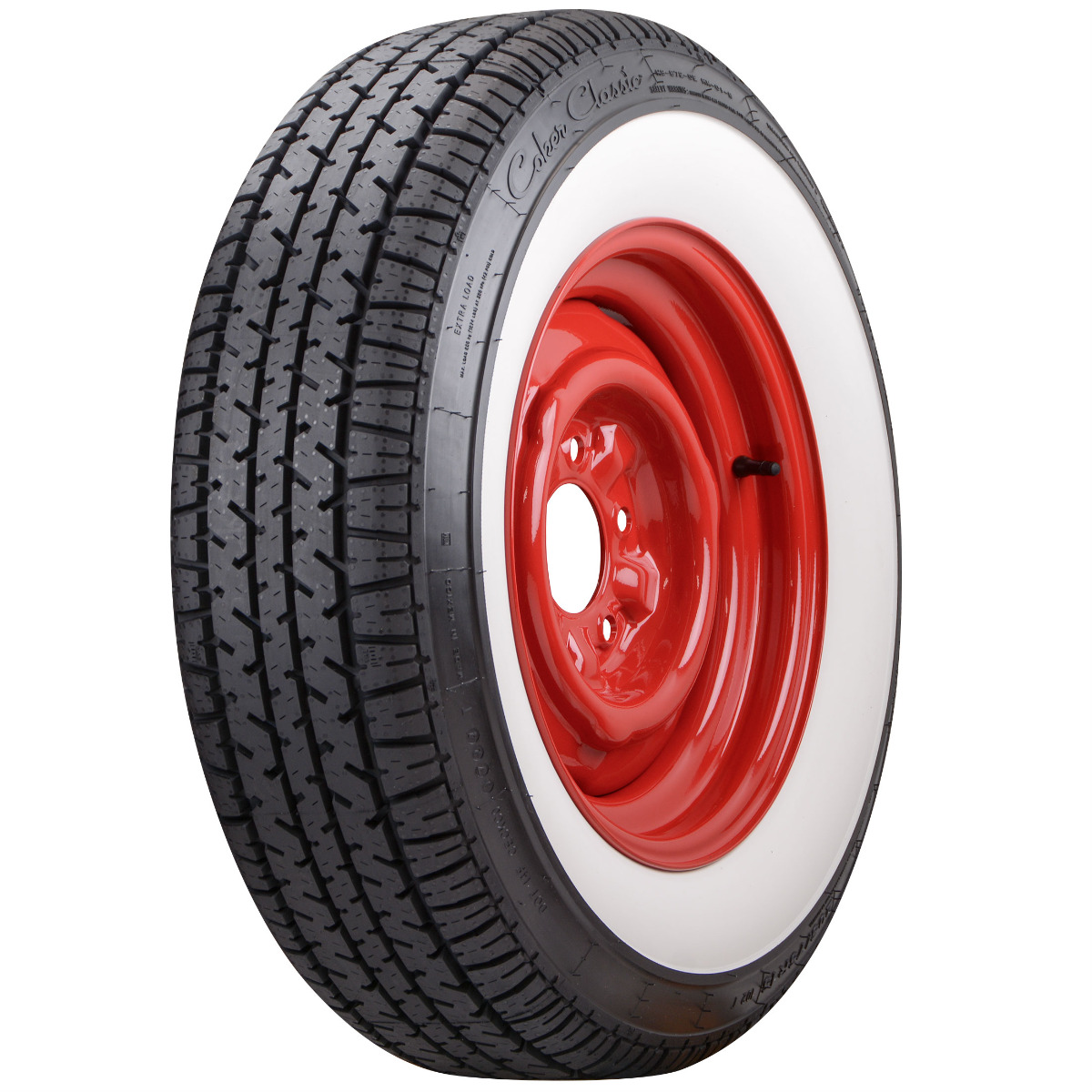 Coker Classic Star Series 2.50 Inch Whitewall 205/75R15 Tire