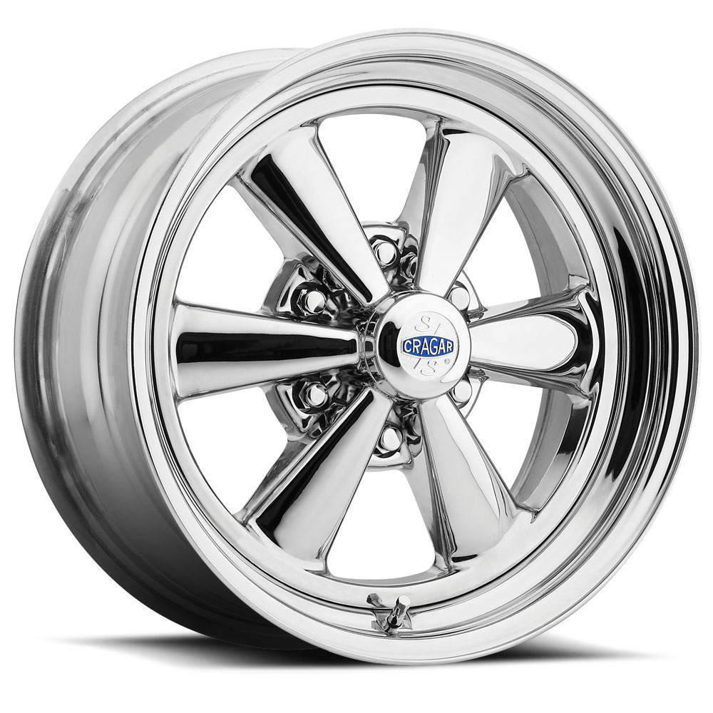 17x8 Cragar 61C SS Wheel 6x5.5 bolt 5 backspace