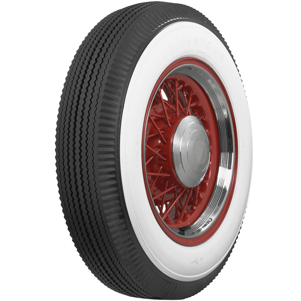 Firestone 3.25 Inch Whitewall 600-16 Tire