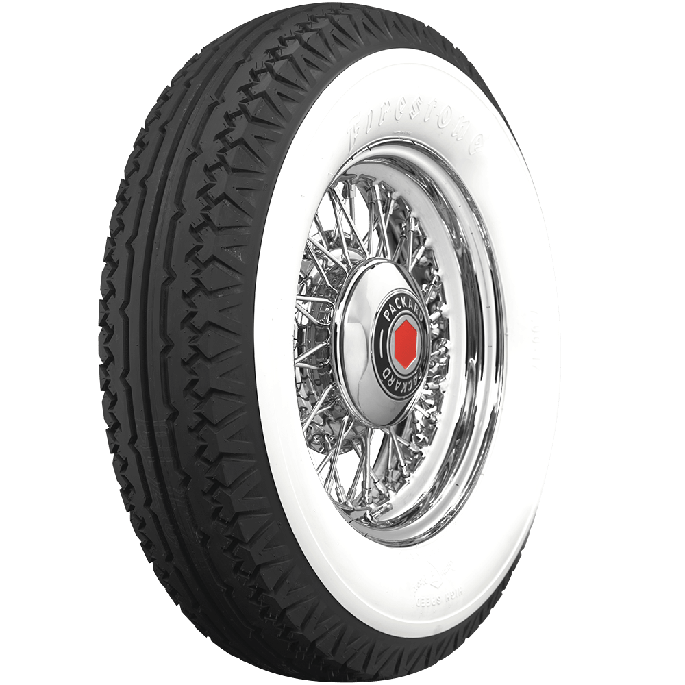 Firestone Balloon 4.75 Inch Double Whitewall 750-17 Tire