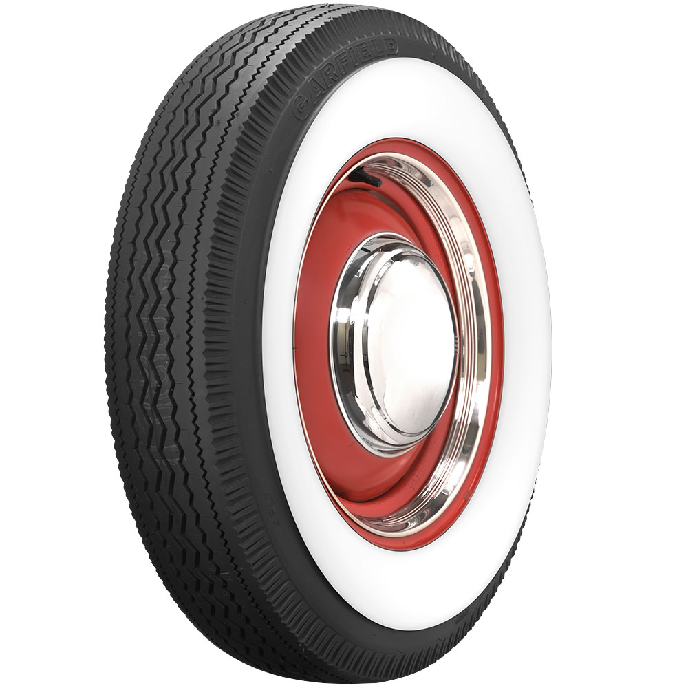 Garfield Zig Zag Tread Wide Whitewall 650-16 Tire