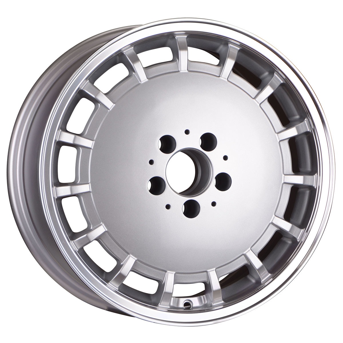 16x8 FLAT FACE SLVR/DIACUT 5x112 +11mm