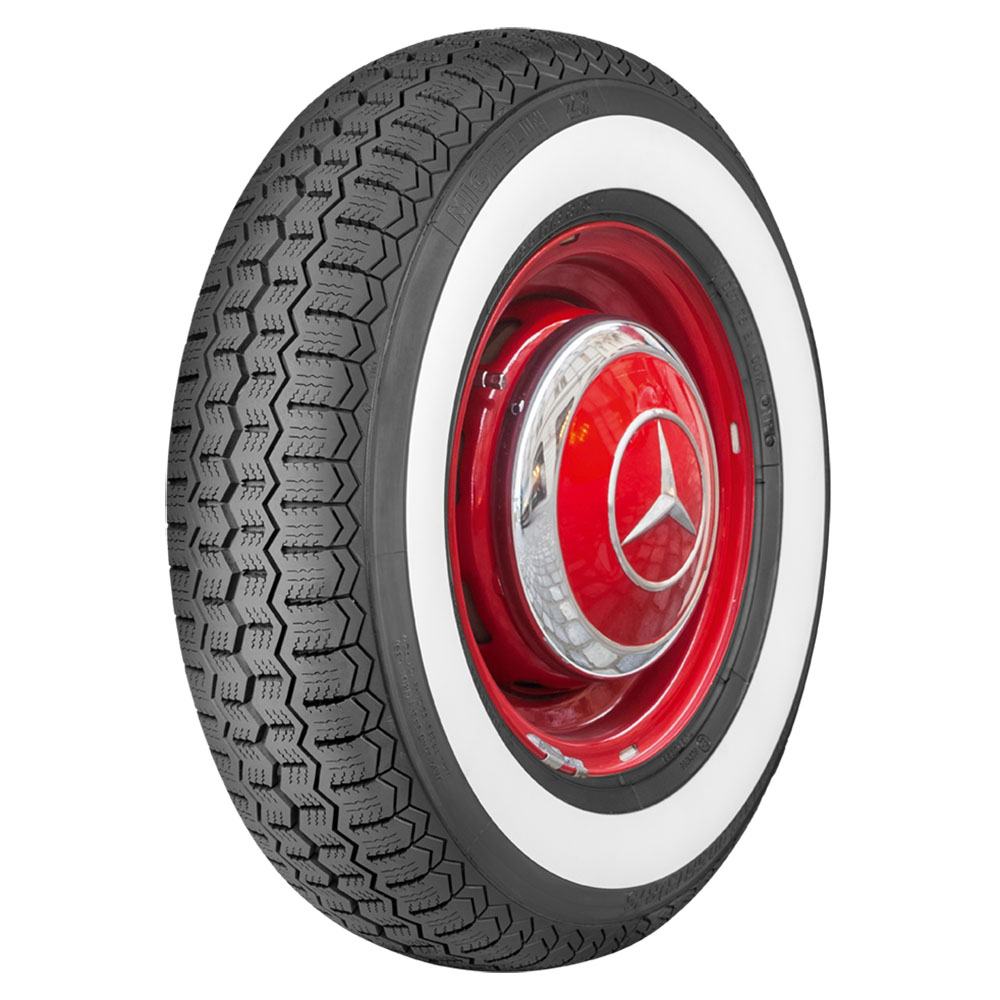 640SR13 87S TL Michelin ZX Narrow Whitewall Tire