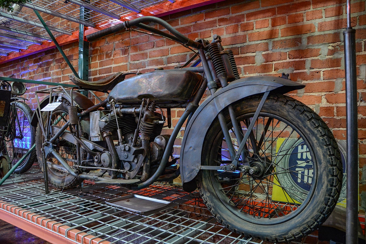 Corky Coker's Excelsior V-twin Barn Find motorcycle