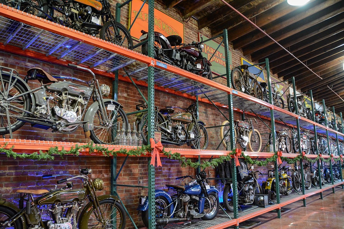 Corky Coker's antique motorcycle collection