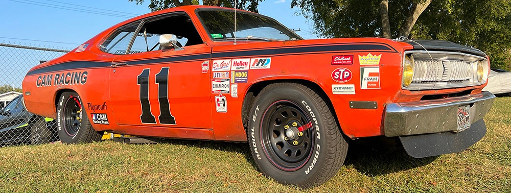 Plymouth Duster with Cooper Cobra tires