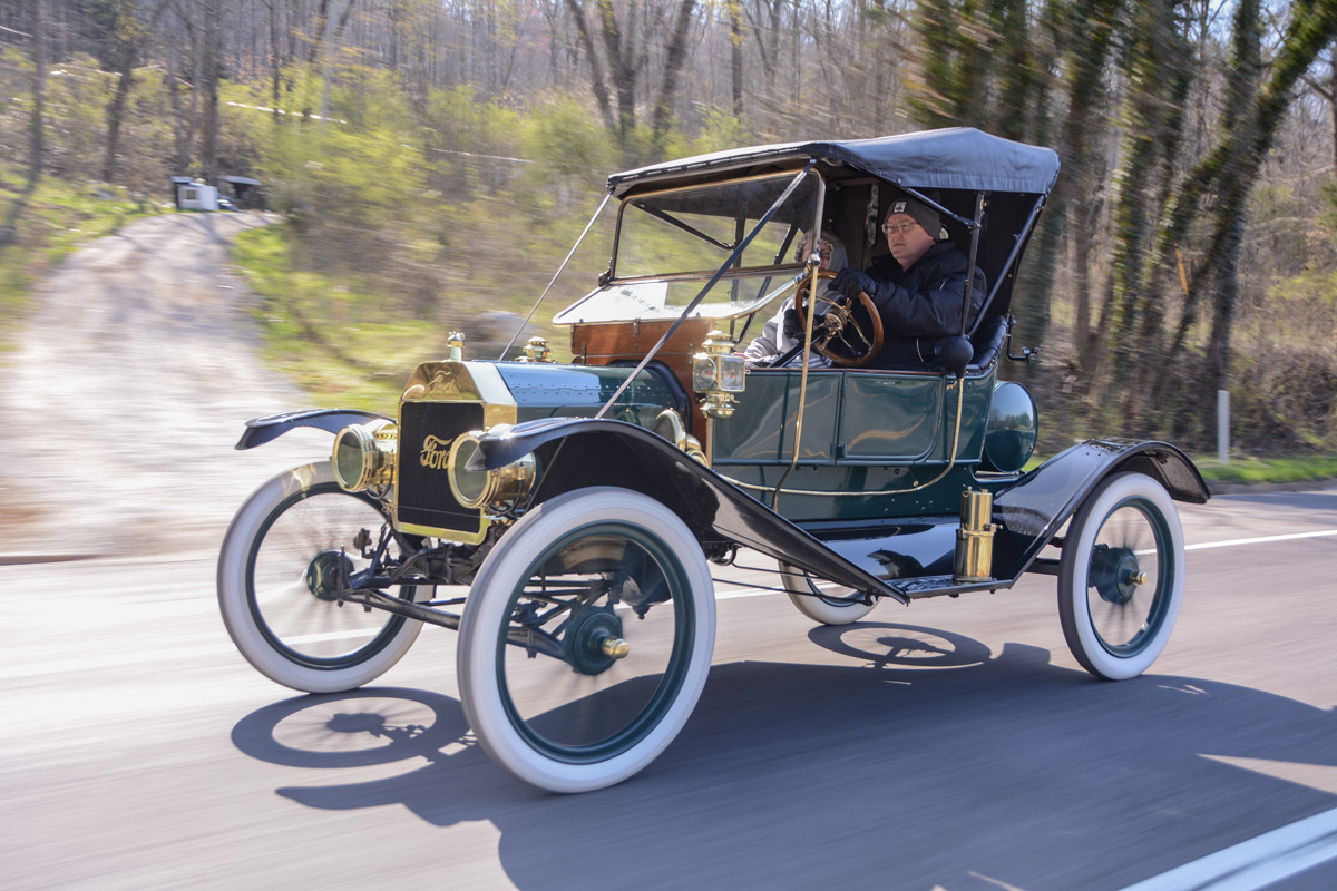Ford Model T with white tires