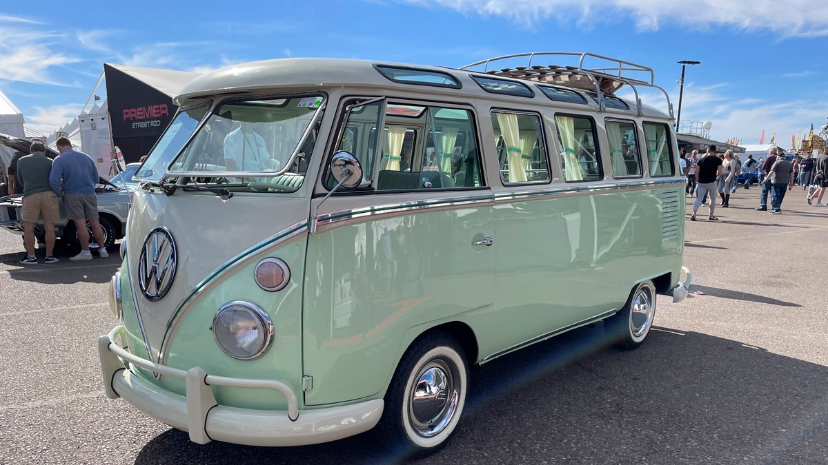 Classic VW Bus at Barrett-Jackson auction